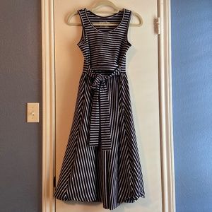 Latched Mama Nursing Sundress - XS Navy Stripe